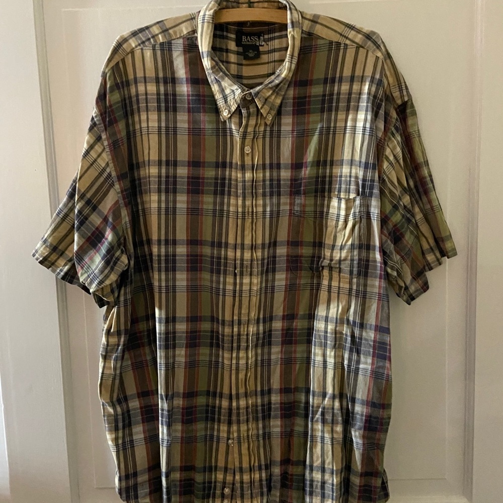 Bass Men's short sleeve button down
